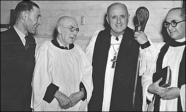 Visit of Bishop Leeson late 1940