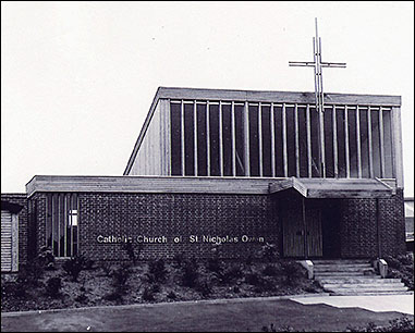 Picture showing the exterior of St Nicholoas Owen RC Church