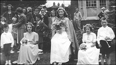 Garden Fete Queen with attendants c1950