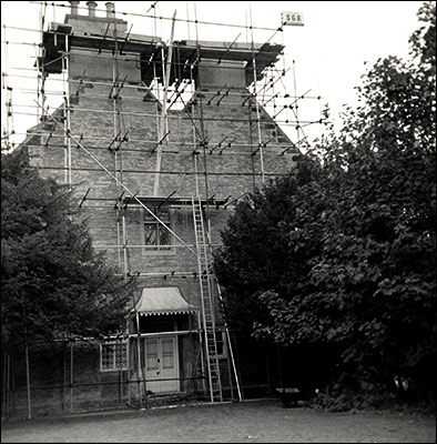 Rectory chimney repairs in the 1950s
