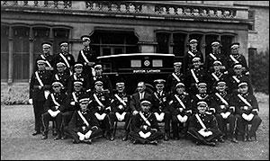 St John Ambulancemen at the Rectory in 1935