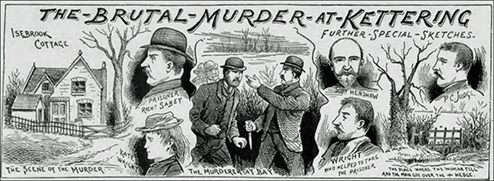 Sketch of murder from Illustrated London News