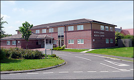 Photograph of the Medical Centre seen from Higham Road