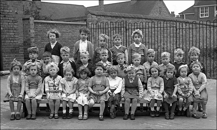 Burton Latimer - Education: Council School Infants - Reception Class 1954-5