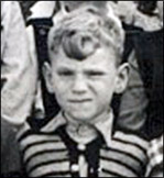 Trevor Cooper at Burton Latimer Infants School, c.1957