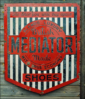 Sign showing the Mediator brand