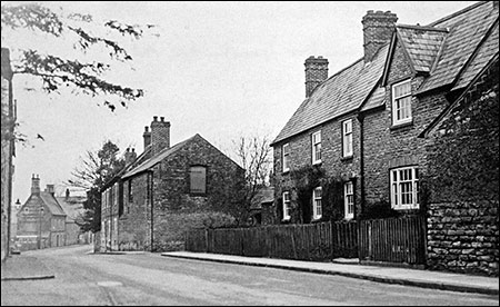 The two farm houses lived in by the Attfield brothers c 1950.