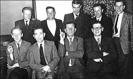 Photograph of The Dukes Arms Darts Team c1959.