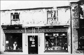 1 High Street, in about 1935, when A J Wittering ran a Furniture and General Dealership business