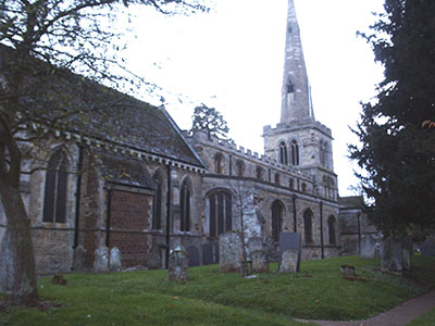 Photograph showing St Mary's Church from the north side