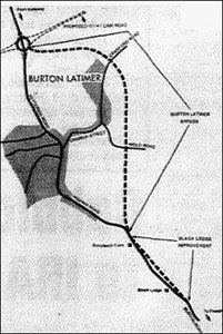 Diagram of the planned bypass