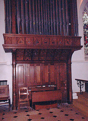 Photograph of the church organ