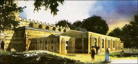 Artist's impression of proposed Church Hall extension