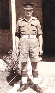 George Thurlow as a Military Policeman in Bagdhad 1945