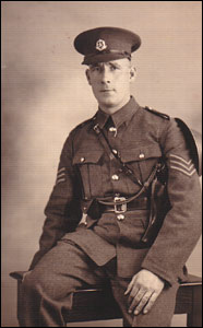 George Thurlow as a Military Policeman in 1940