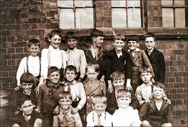 Boys Group in playground c.1935