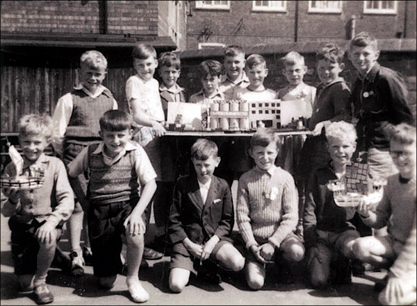 Burton Latimer Council School boys craft work c.1956