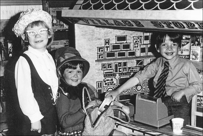 East Lea St Mary's School - a classroom scene from 1973