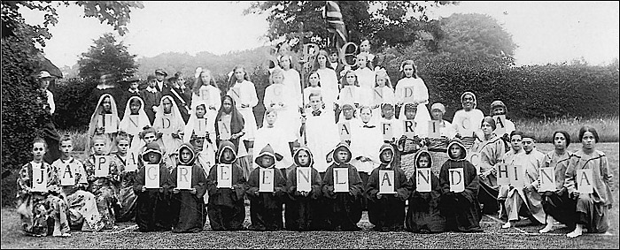 Burton Latimer St Marys School pupils at the Rectory