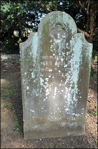 The grave of James Miller