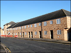 The Housing Association propoerties which now occupy the site of the former Co-op