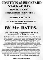 1860 Sale poster