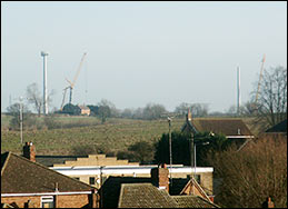 Burton Latimer's new eastern skyline - January 2006