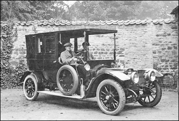 Clement Gilliat and his Morse taxi