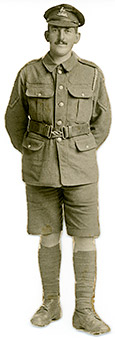 Corporal William George Tilbury in about 1916