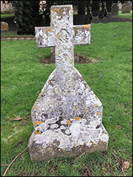 Samuel Brains' headstone 
