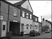 The buildings in Duke Street previously occupied by the Burton Latimer Co-operative Society and now occupied by Target Craft Archery