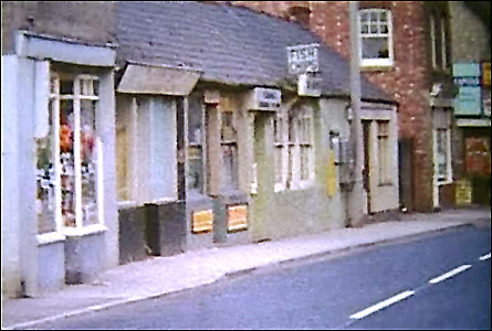 Burton Latimer High Street 1960s - row of shops