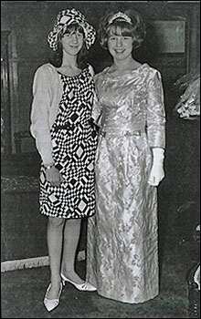Denise Desborough and her sister Yvonne in 1966