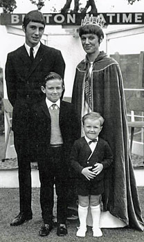 Lesley Gardner with some of her family in 1968