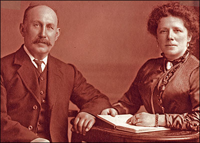 Mr. & Mrs. Tapsell, first managers of Burton Latimer Coffee House