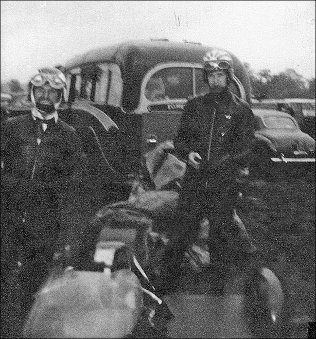 Les Judkins and Norman Panter sidecar racing at Oulton Park in the 1960's