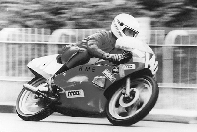 Les Judkins at the Isle of Man TT in 1989