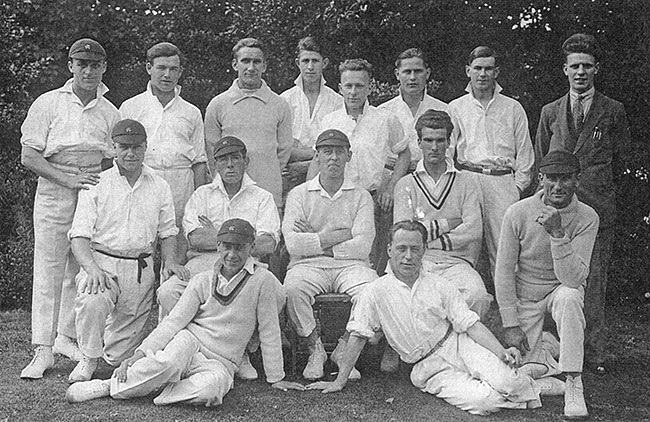 Church Institute Cricket Club 1933-4