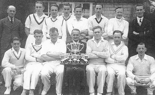Burton Latimer Cricket Club - late 1930s