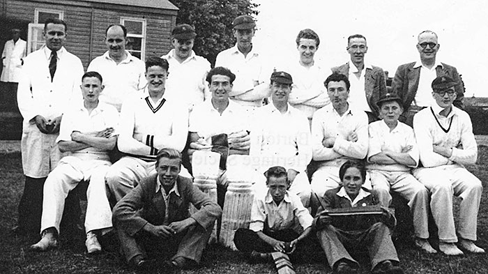 A Burton Latimer Town CC Team - c1950