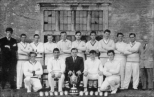 Photo of Burton Latimer Town Cricket Club 1966 winners of Kettering & District Div 1 Champions - 1964, 1965, 1966