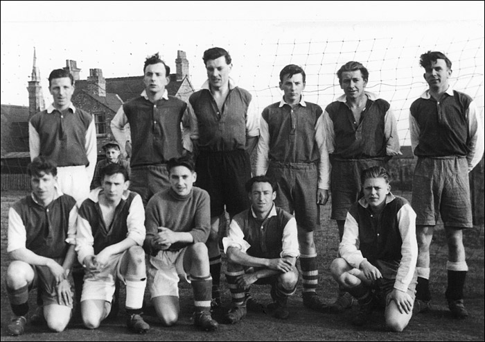 Burton Town Reserves pictured about 1955