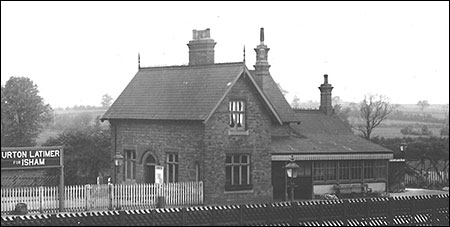 Photograph of Burton Latimer for Isham station c1920.