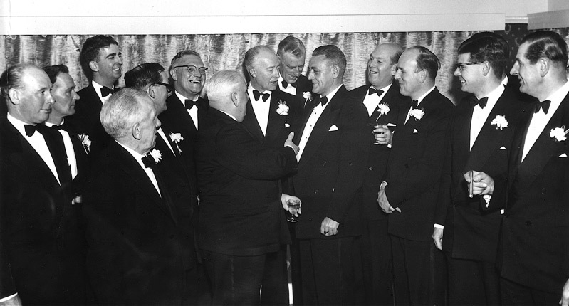 Executives of Goles Group at 50th anniversary celebrations of The Coles Boot Co