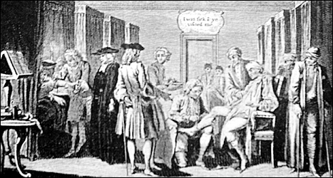 A scene from the interior of Northampton Infirmary