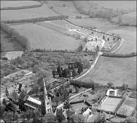 The cemetery from the air 1958