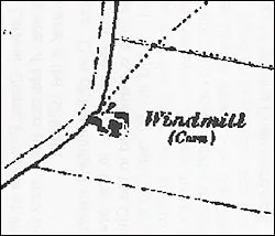 Burton Latimer - Windmill - Map 1887