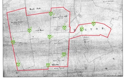 1803 Map of what became wind farm site