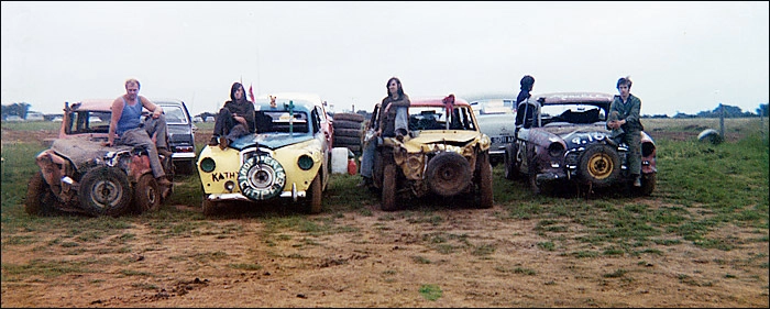 Burton Latimer - -Banger Racing - 1972 - group
