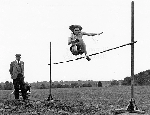 Burton Latiner - athletics - margaret thurlow - high jump